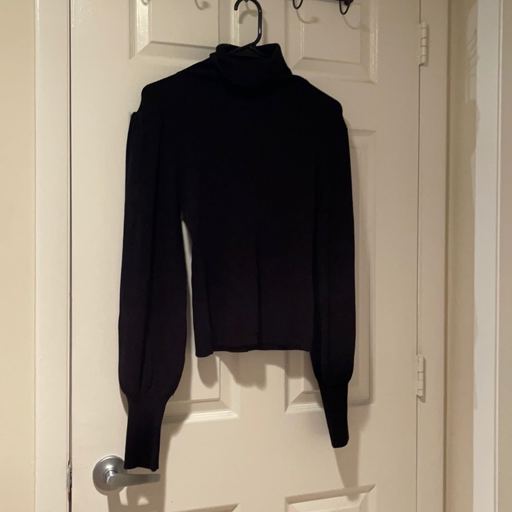 Love Tree XL turtle neck long sleeve black